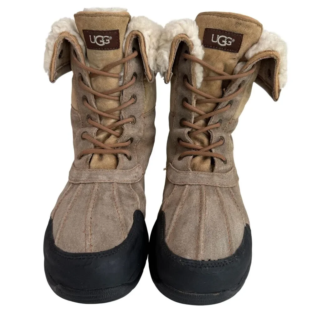 UGG Men's Butte Bomber Waterproof Chestnut Boot Size 11